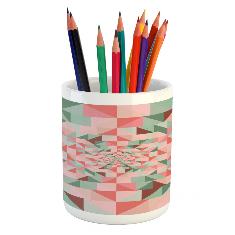 Geometry Shapes Pastel Pencil Pen Holder