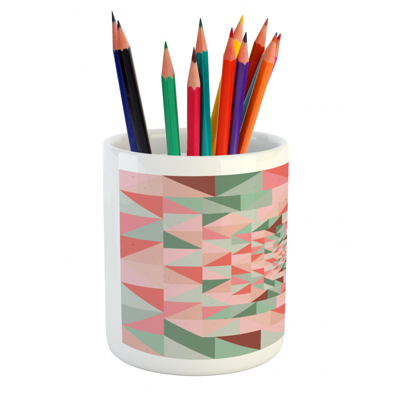 Geometry Shapes Pastel Pencil Pen Holder