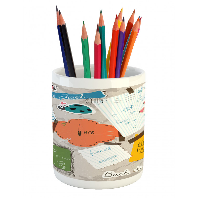 Back to School Learning Pencil Pen Holder