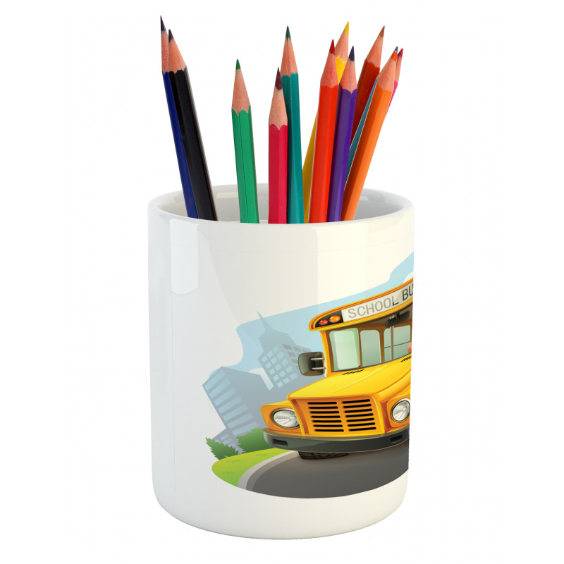 Driver Laughing Funny Pencil Pen Holder