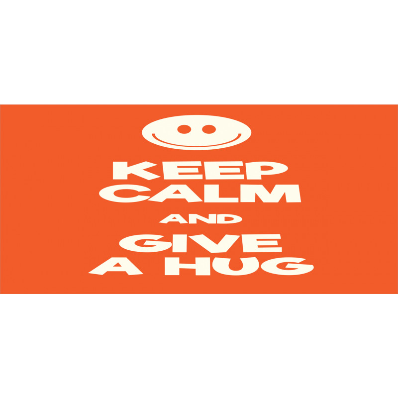 Keep Calm and Give a Hug Smile Pencil Pen Holder