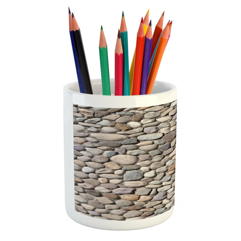 Coastal Theme Stone Wall Pencil Pen Holder