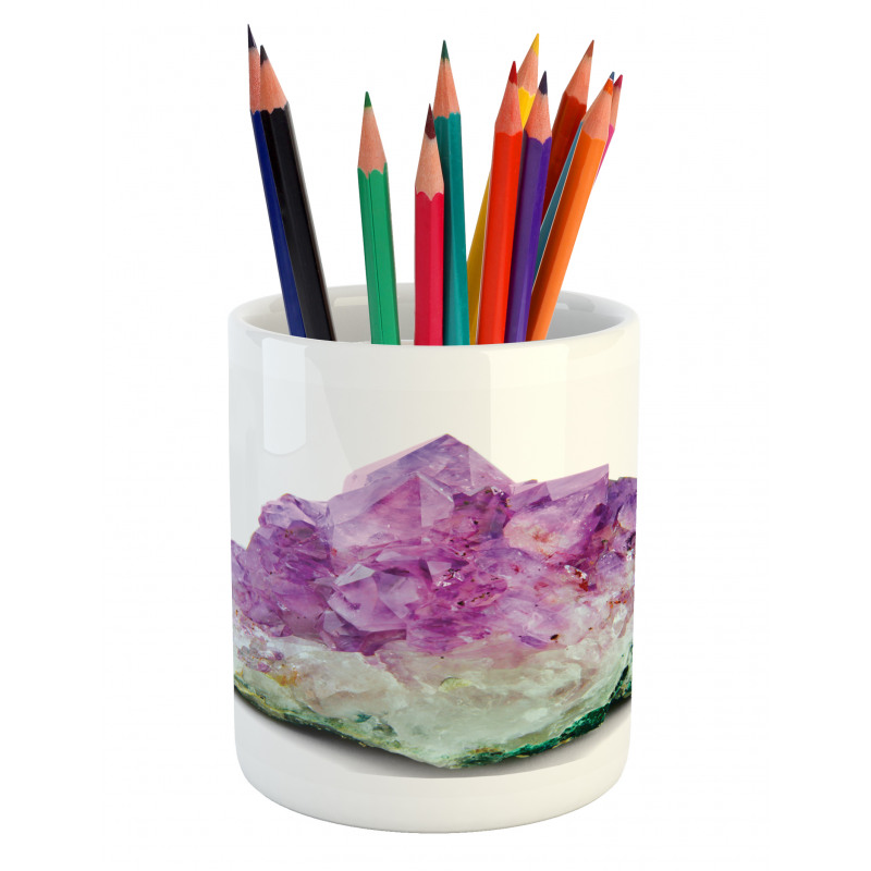 Crystal Like Lavender Hues Pencil Pen Holder