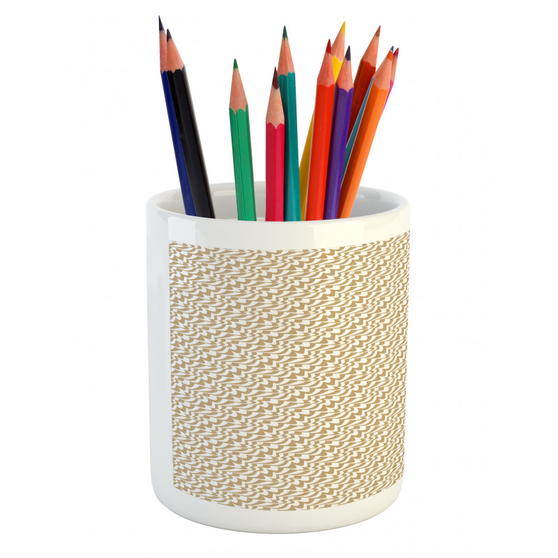 Vintage Irregular Waves Pencil Pen Holder