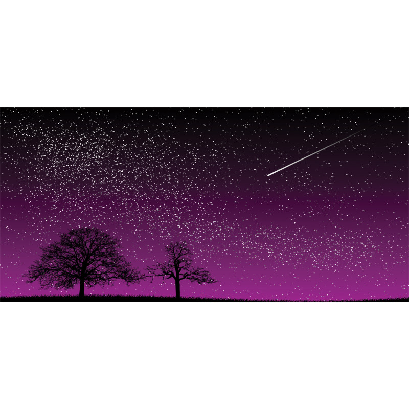 Night Silhouette Star Pencil Pen Holder