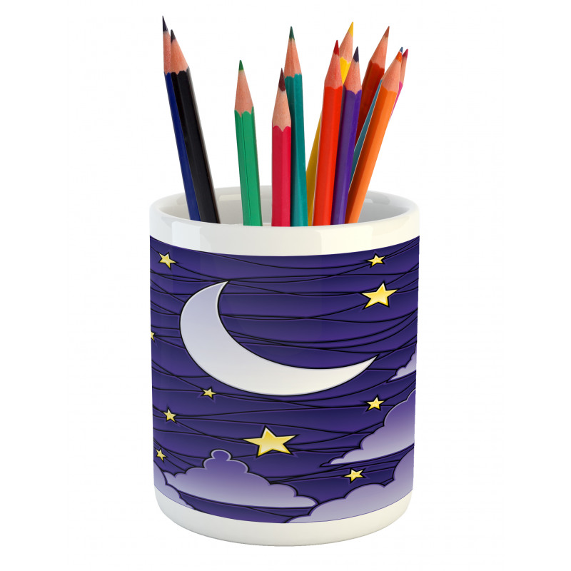 Sky at Night Dreamy Pencil Pen Holder