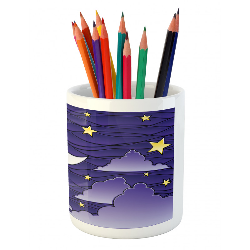 Sky at Night Dreamy Pencil Pen Holder