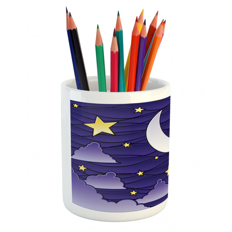 Sky at Night Dreamy Pencil Pen Holder