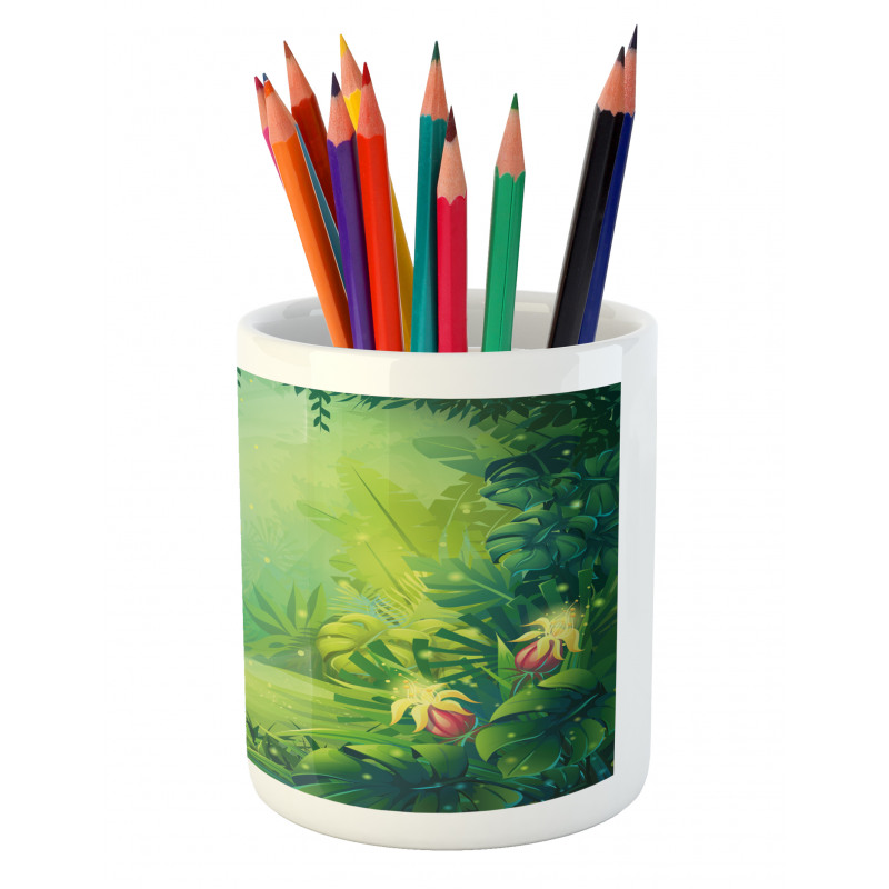 Cartoon Vivid Scene Pencil Pen Holder