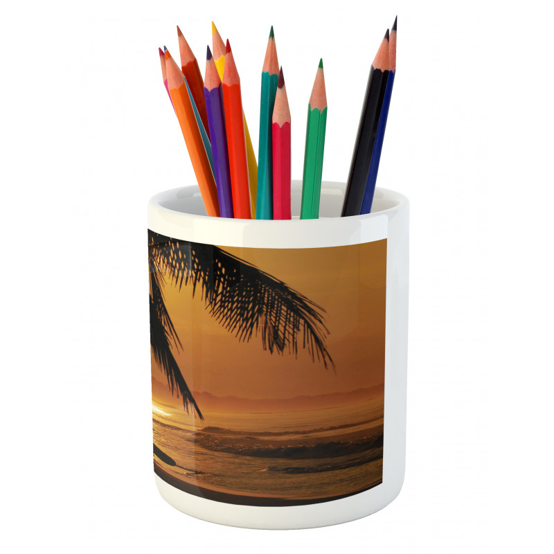 Costa Rica Surfer Pencil Pen Holder