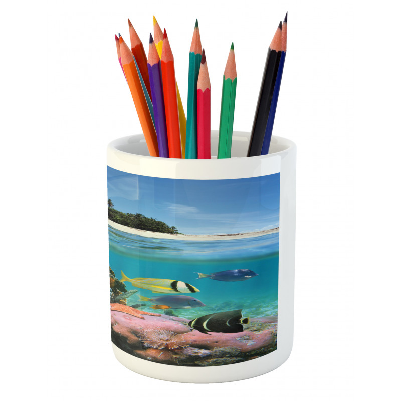 Underwater View Pencil Pen Holder