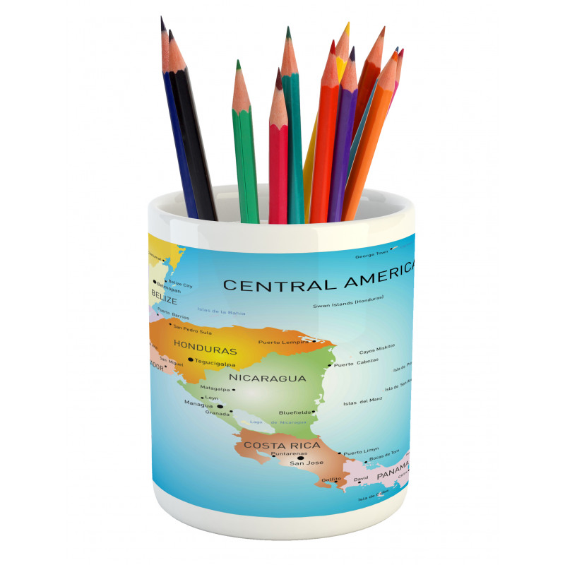 Cities in America Pencil Pen Holder