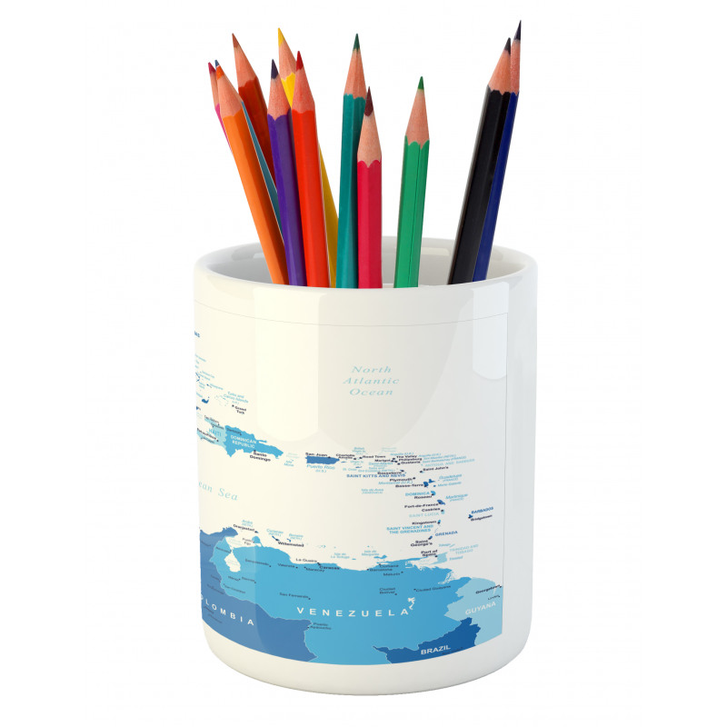 Detailed Mapping Pencil Pen Holder