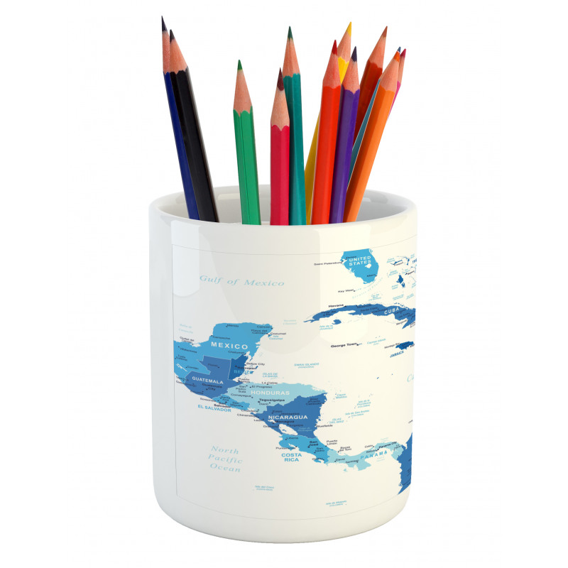 Detailed Mapping Pencil Pen Holder