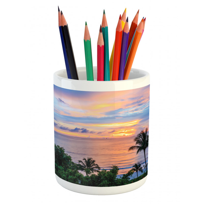 Serene and Tropical Pencil Pen Holder