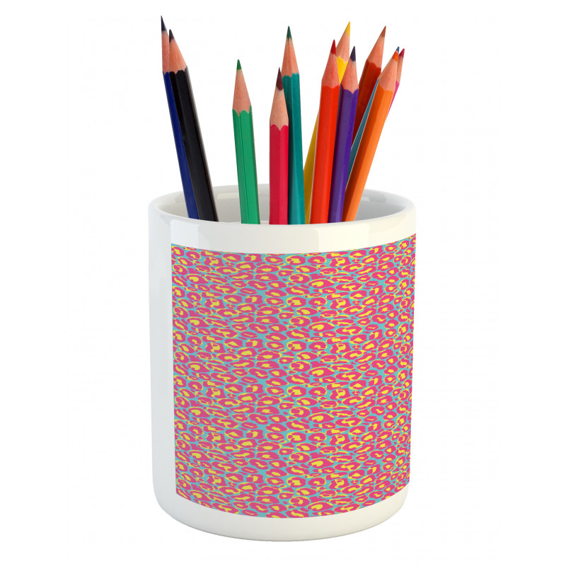 Bold Funky Blobs and Stains Pencil Pen Holder