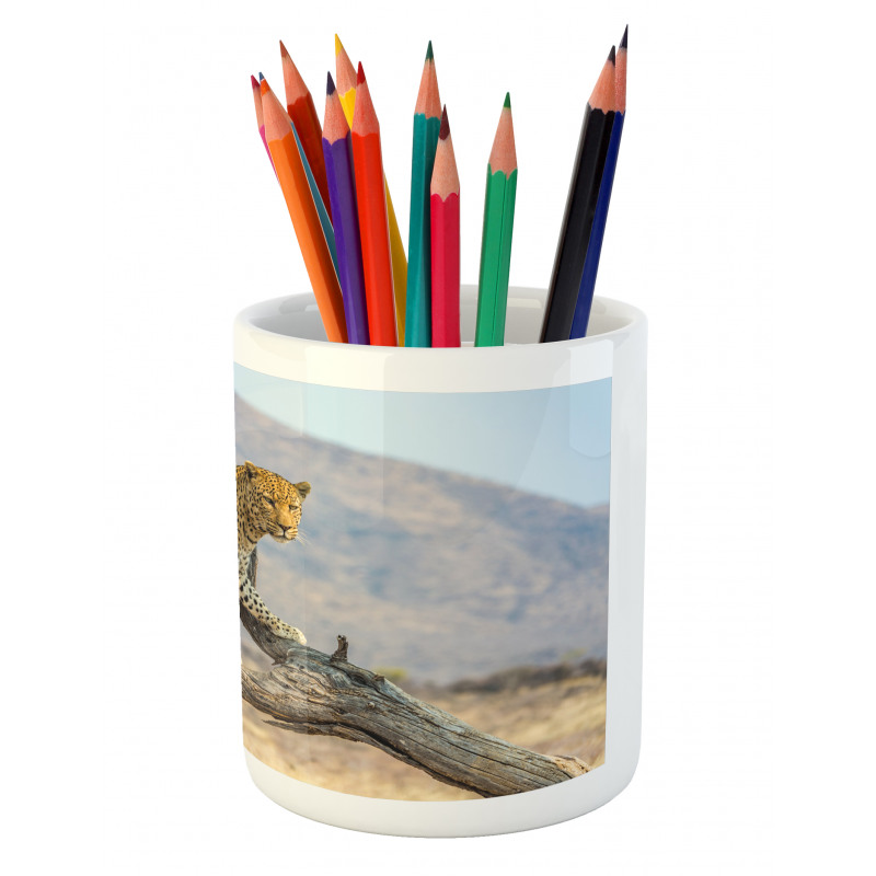 Blurred Background Fierce Pencil Pen Holder