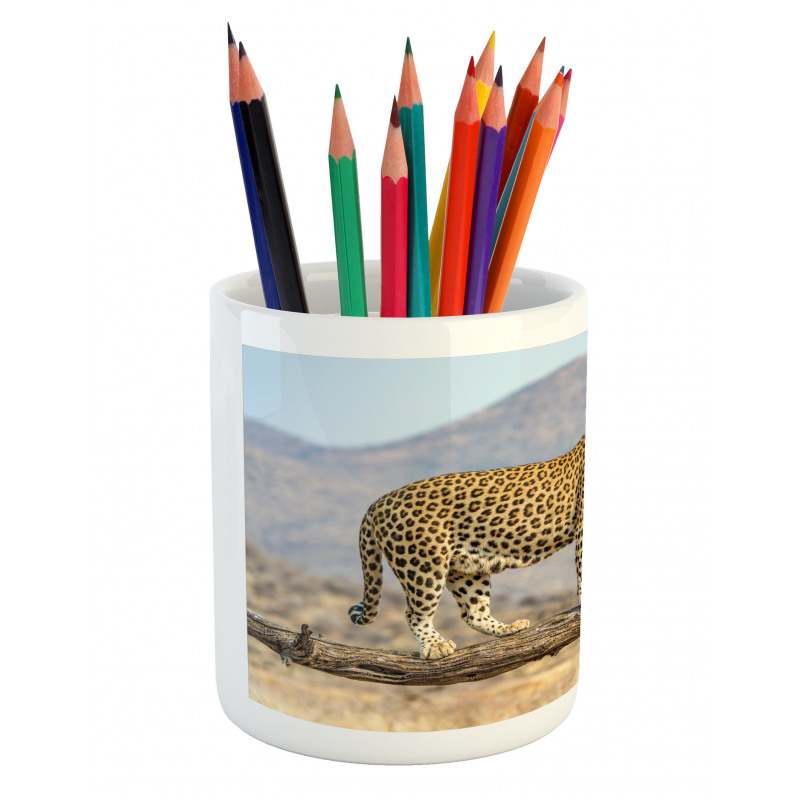 Blurred Background Fierce Pencil Pen Holder