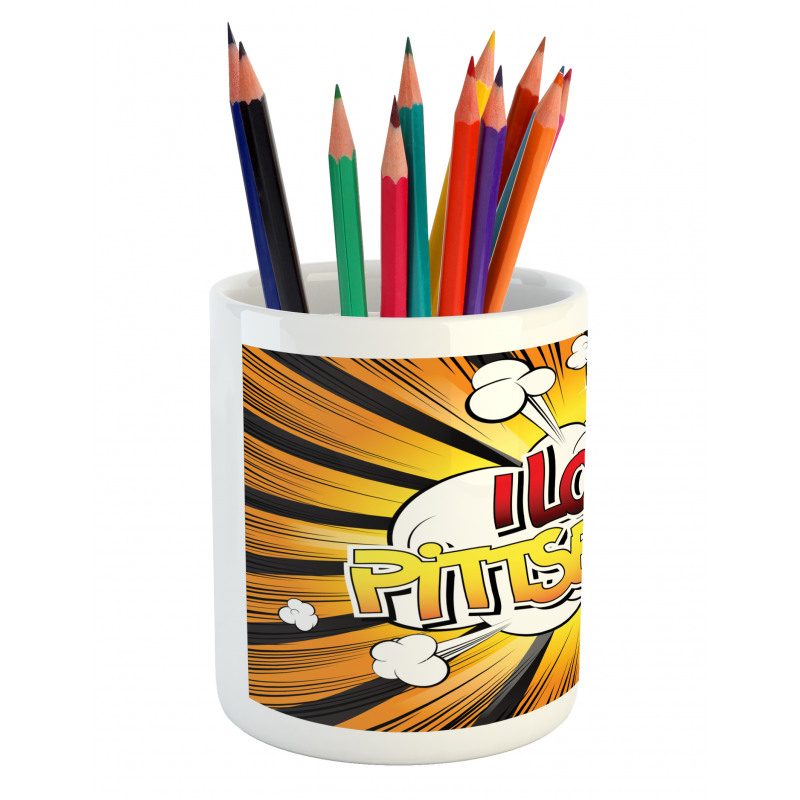 Comic Calligraphy Pencil Pen Holder