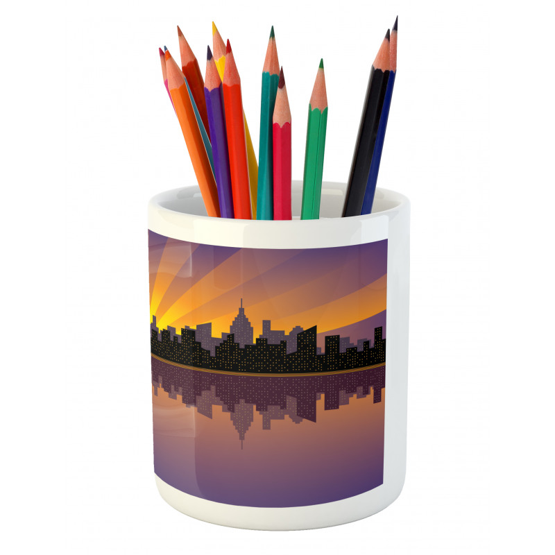 Manhattan from the East River Pencil Pen Holder