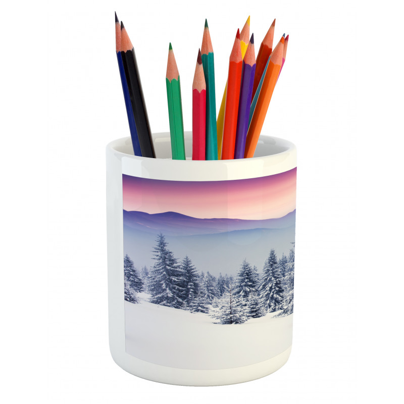 Dreamy Evening Landscape Pencil Pen Holder