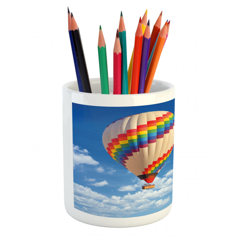 Colorful Hot Air Balloon Pencil Pen Holder