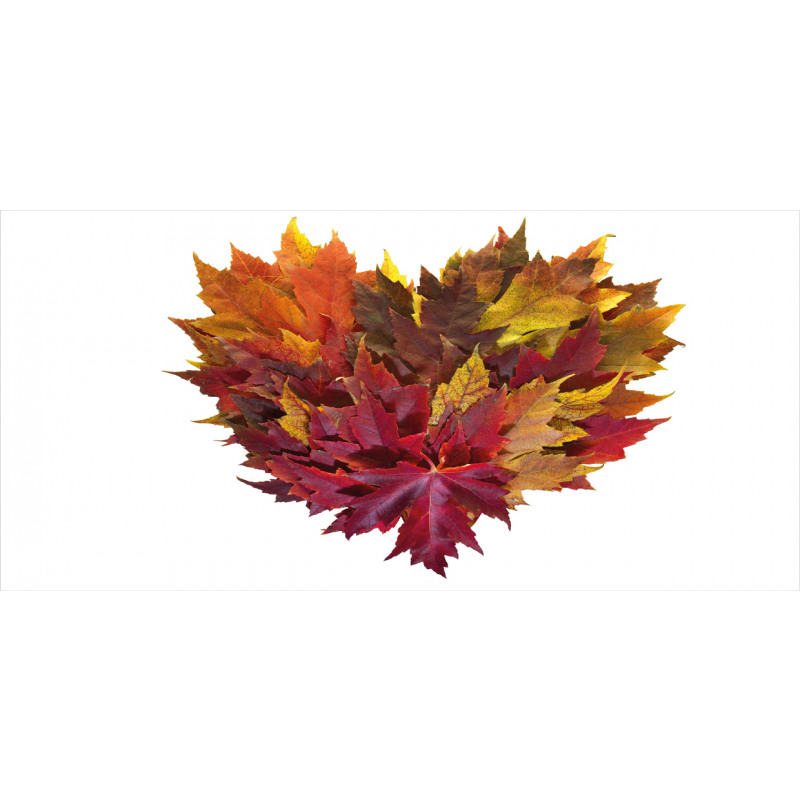 Mix Leaves Heart Shaped Pencil Pen Holder