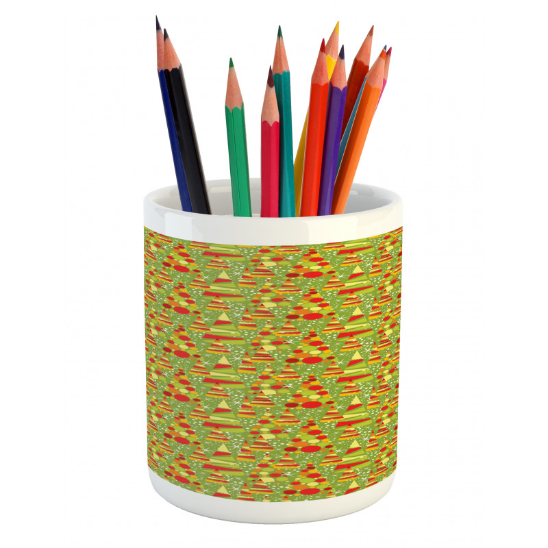 Happy Holiday Vibe Pencil Pen Holder