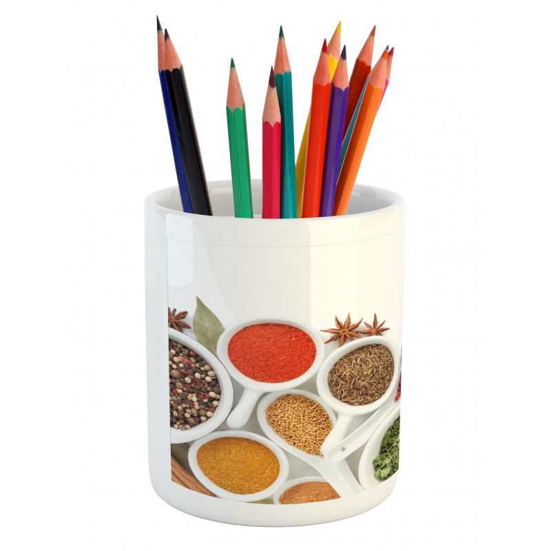 Overview of Colorful Aromas Pencil Pen Holder