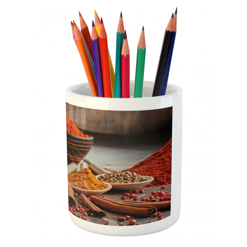 Varieties of Organic Items Pencil Pen Holder