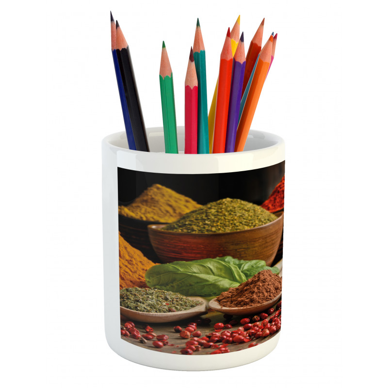 Varieties of Organic Items Pencil Pen Holder