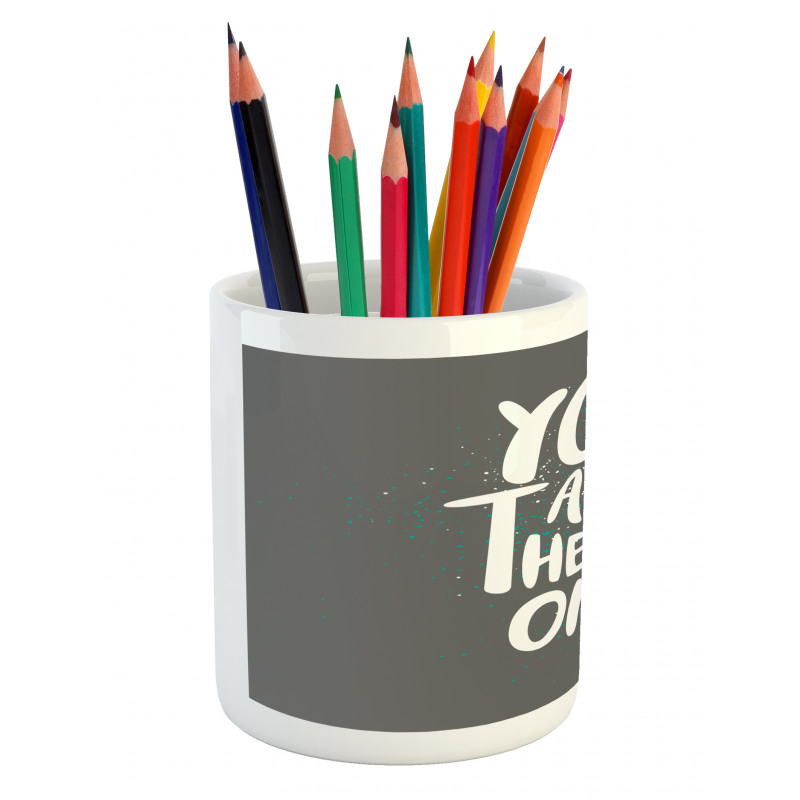 Romantic Lettering Art Pencil Pen Holder