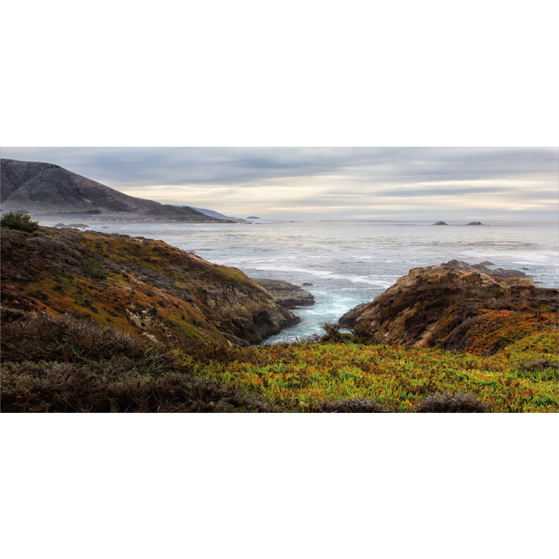 Ocean Coast Hazy Landscape Pencil Pen Holder