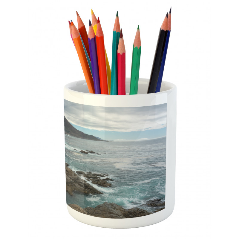 Central Coast Overcast Sky Pencil Pen Holder