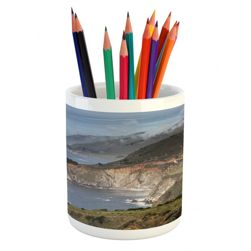 Coast from Hurricane Point Pencil Pen Holder