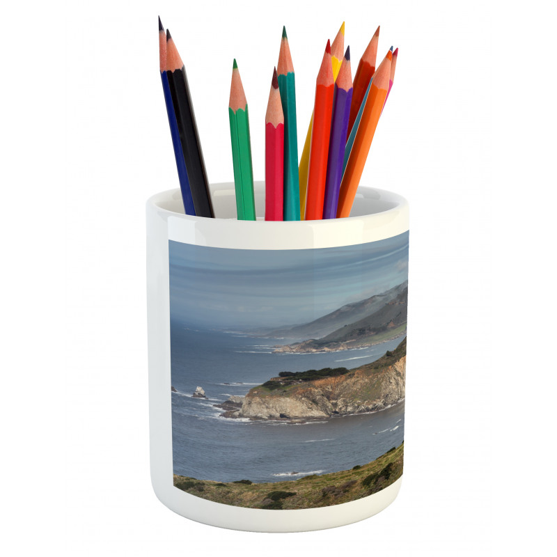 Coast from Hurricane Point Pencil Pen Holder