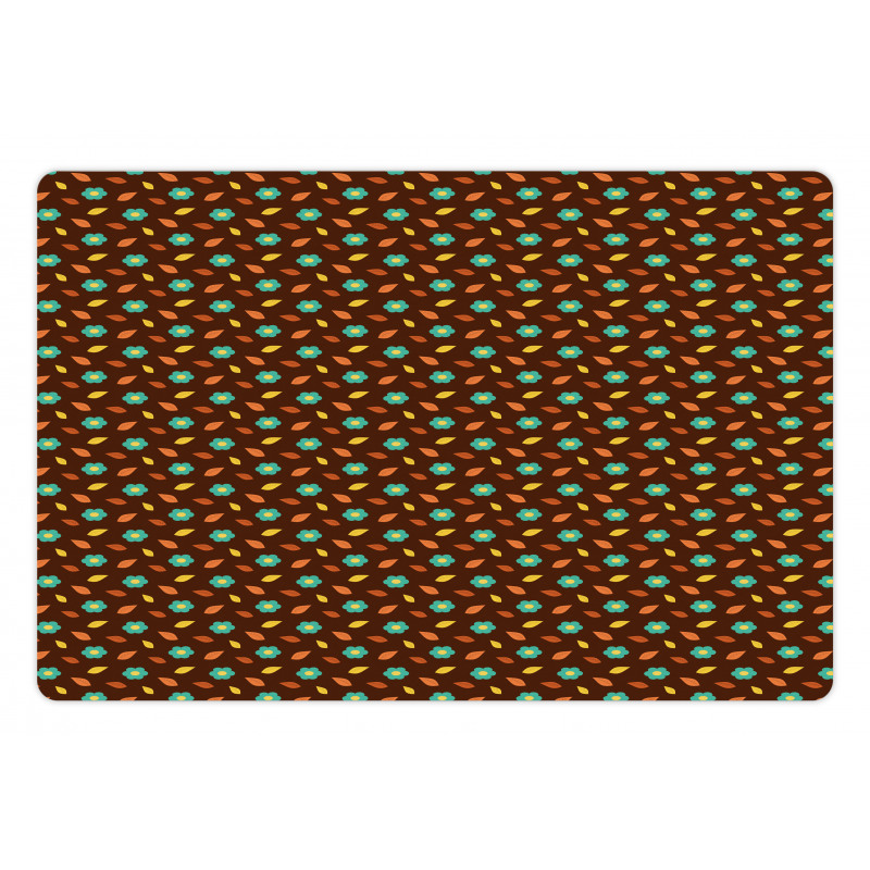 Warm Tones Fall Artwork Pet Mat