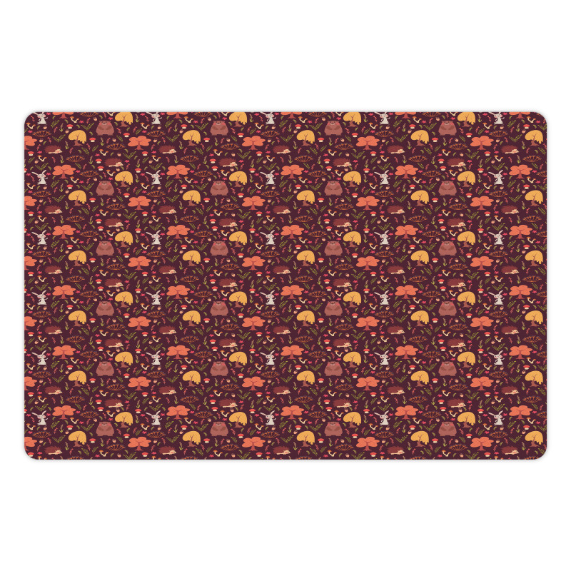 Bear Hedgehog Rabbit Pet Mat