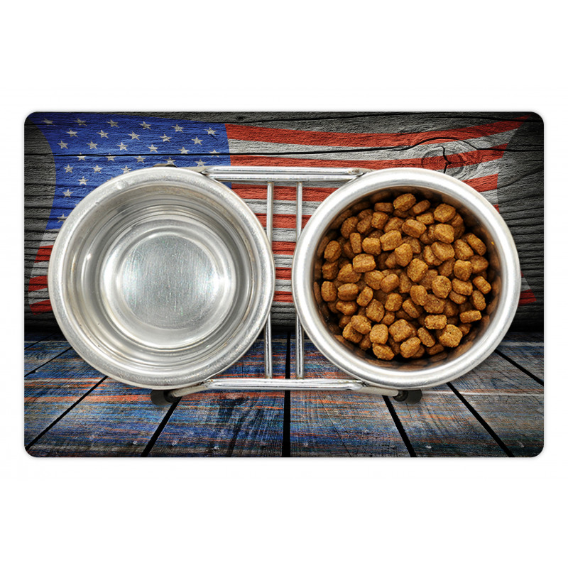 Patriotic National Flag Pet Mat