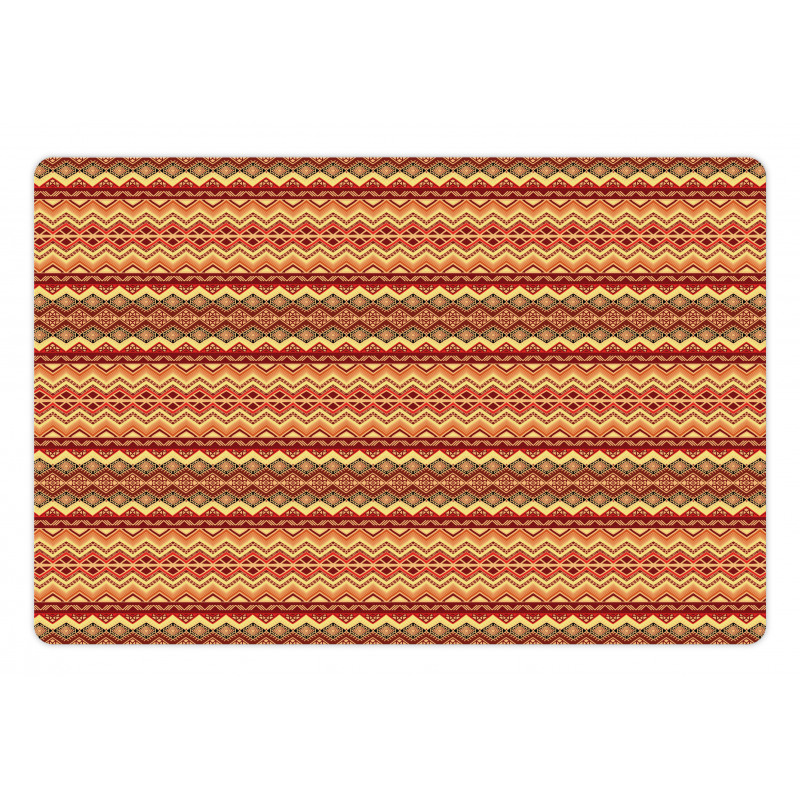 Aztec Folk Ornament Pet Mat