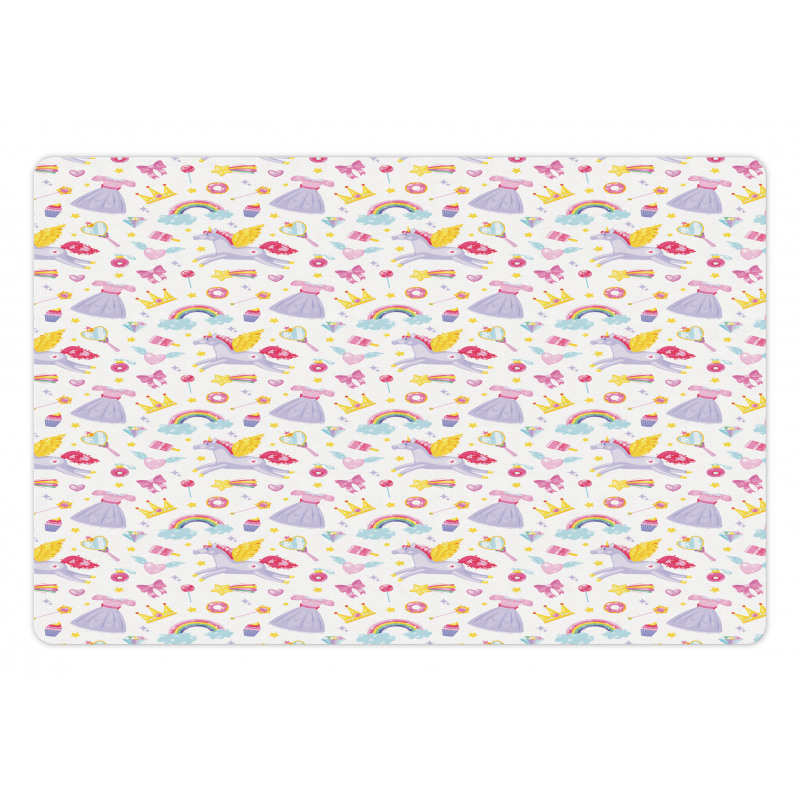 Unicorn Pegasus Candies Pet Mat