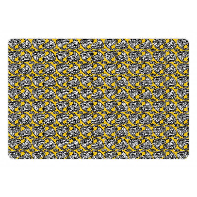 Modernized Oriental Motif Pet Mat