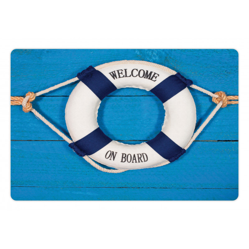 Welcome on Board Sign Pet Mat