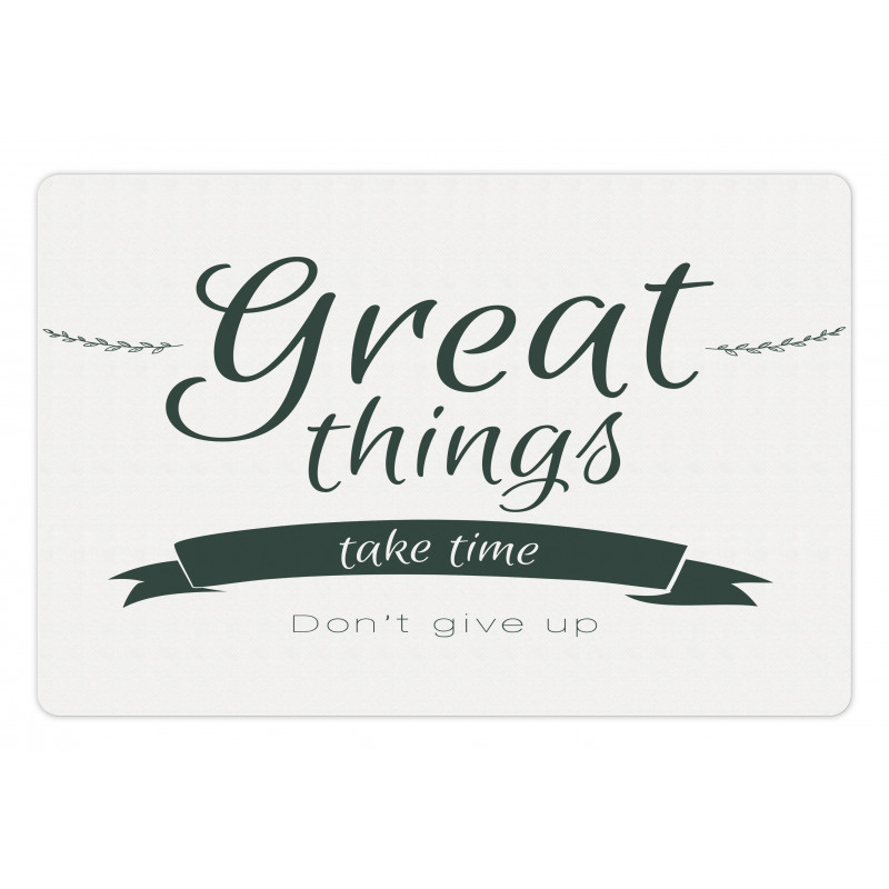 Thing Take Time Pet Mat