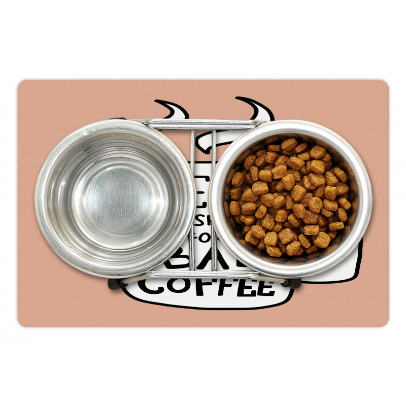 Coffee Lover Mug Concept Pet Mat