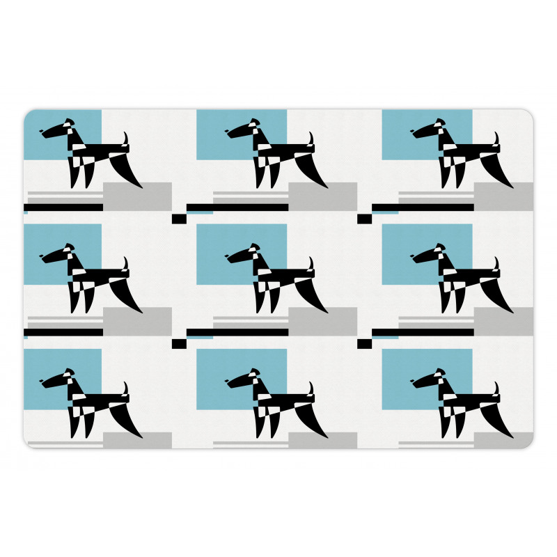 Simplistic Modern Terrier Pet Mat