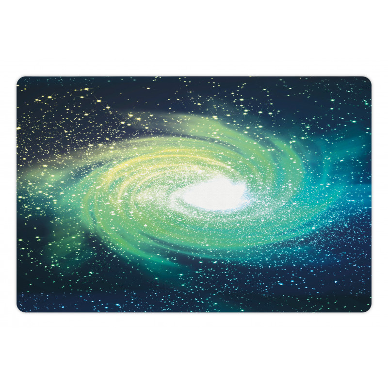 Outer Space Theme Stardust Pet Mat