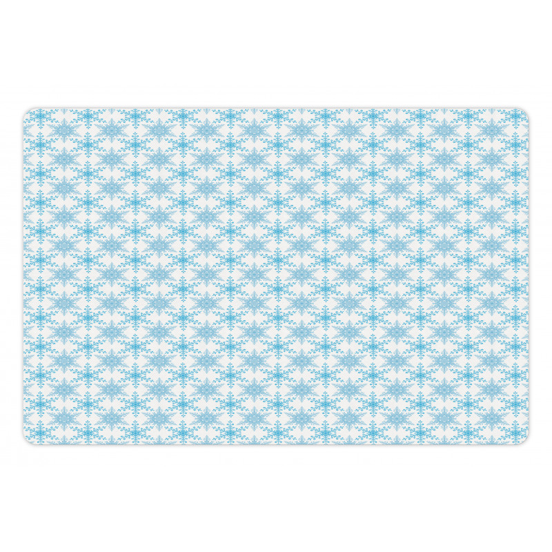 Snowfall Winter Pet Mat