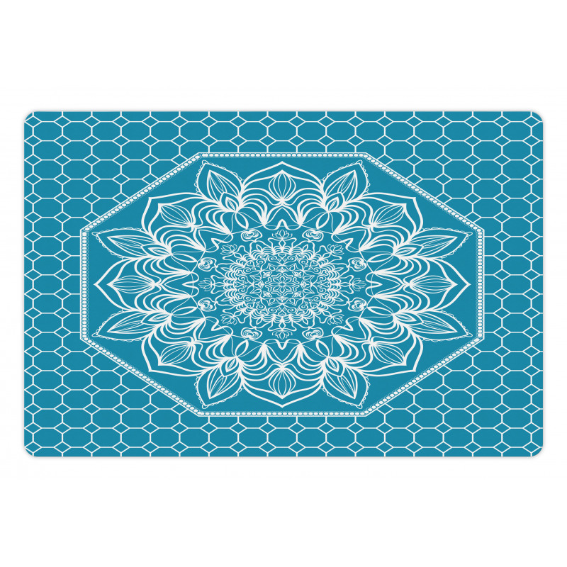 Floral Intricate Art Pet Mat