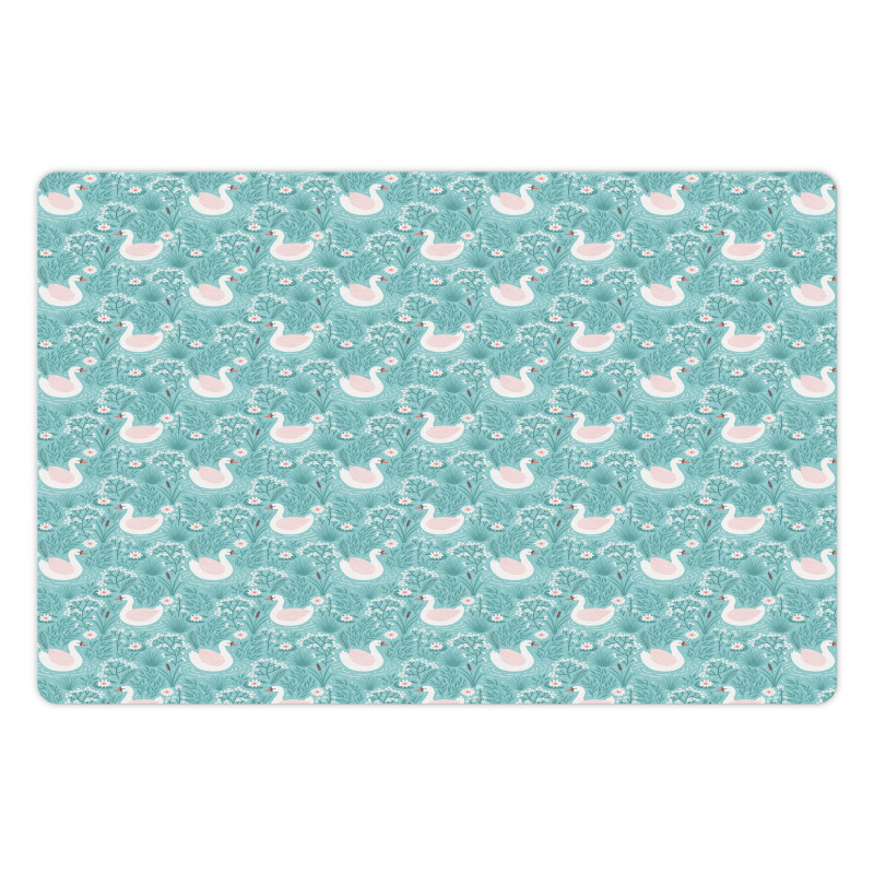 Gracious Flowers Lake Art Pet Mat